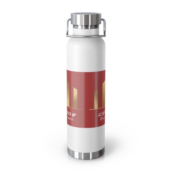 Botella de cobre con aislamiento al vacío, 22 oz