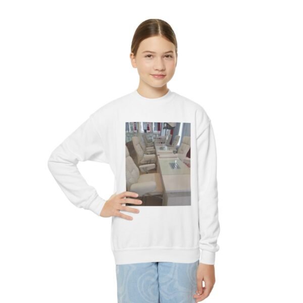 Sudadera juvenil con cuello redondo - Image 3