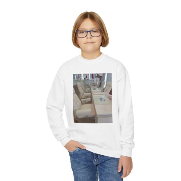 Sudadera juvenil con cuello redondo - Image 4